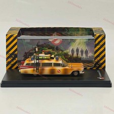 YS 1:64 Cadillac Ghostbusters Ecto-1 Diecast Model Minicar Dirty Version Limited