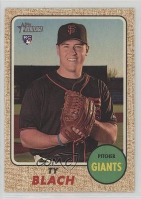 2017 Topps Heritage High Number Flip Stock Ty Blach #659 0b0