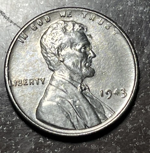 1943 1C Lincoln Cent Steel Pennie VF #1A