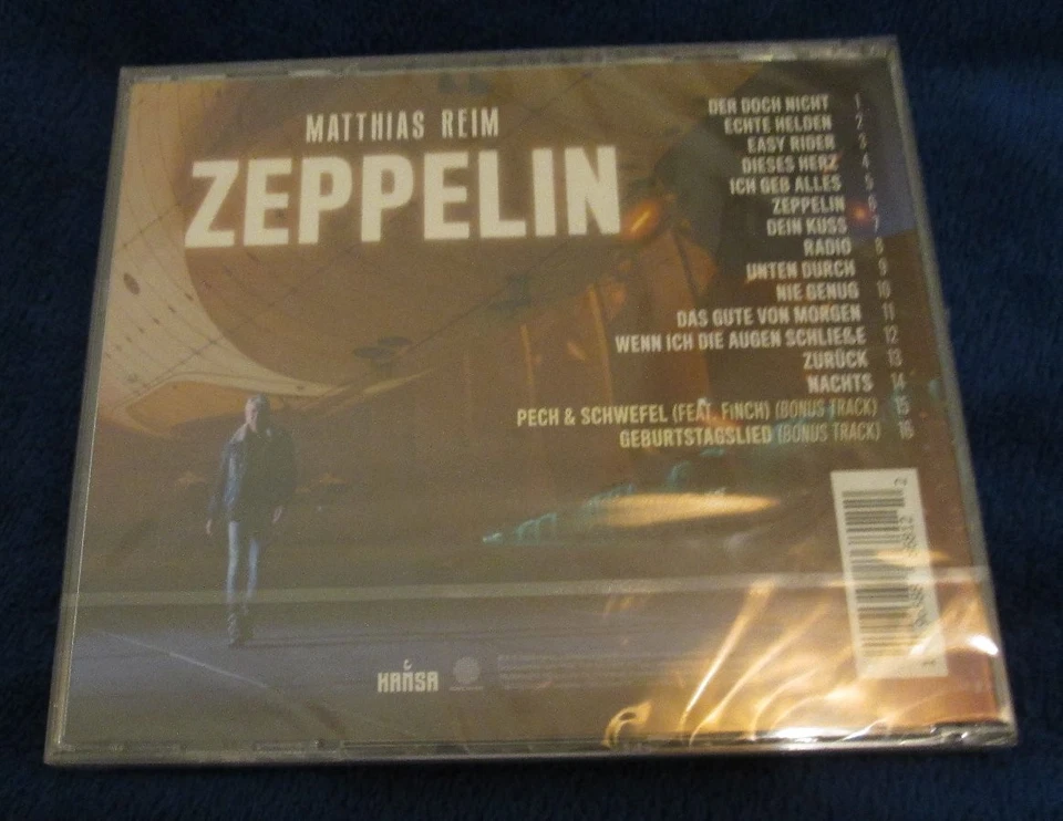 Matthias Reim - Zeppelin (original verpackt, CD, 2024) - Bild 2 von 2