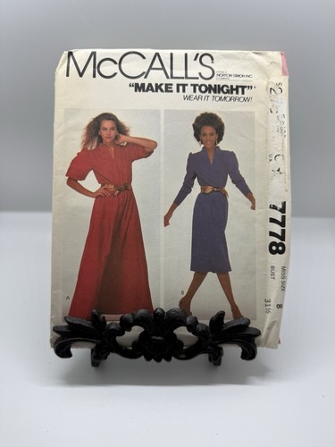 Vintage Konvolut 7 McCalls Schnittmuster - verschiedene Stile - Sammlerstücke - Bild 20 von 24