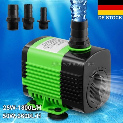 1800-2600L/H Teichpumpe Super ECO Bachlaufpumpe Filterpumpe Teich WasserPumpe DE