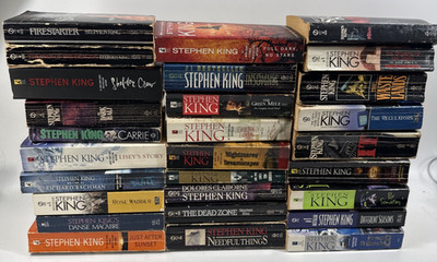 Stephen King Paperback book lot of 28 Misery  The Eyes of the Dragon It Insomnia