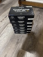 Callaway Chrome Tour x Golf Balls 2025 6DZ Dozen, White