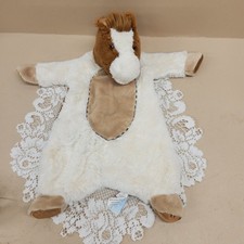 Douglas Baby HORSE Cream Tan Brown Soft Plush Pony Security Blanket 2015