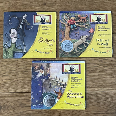 Maestro Classics 3-CD Lot: Stories in Music, London Philharmonic, FACTORY-SEALED