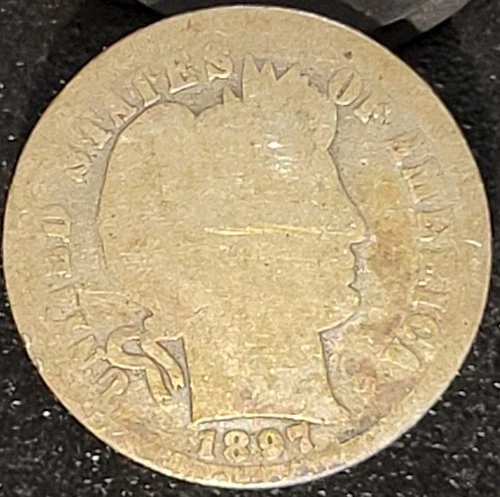 1897 P Philadelphia Mint Barber Dime