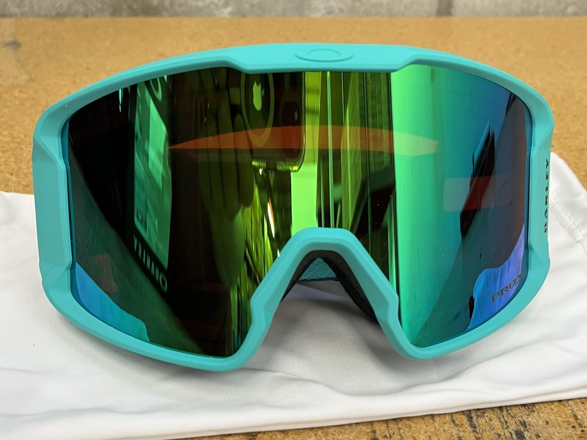 新品　OAKLEY LINE MINER L GREEN MIRROR タグ付き Oakley Goggles - Line Miner XM - Celeste Balsam with Prizm Jade