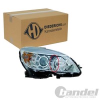 Diederichs Halogen Scheinwerfer Mit LWR Links FüR Mercedes C-KLASSE | 1672083