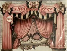 4" x 3.5" Cardstock Stickers - Opera Stage Images - 10 / Package