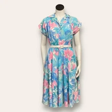 Vintage New looks California fit and flare dress 