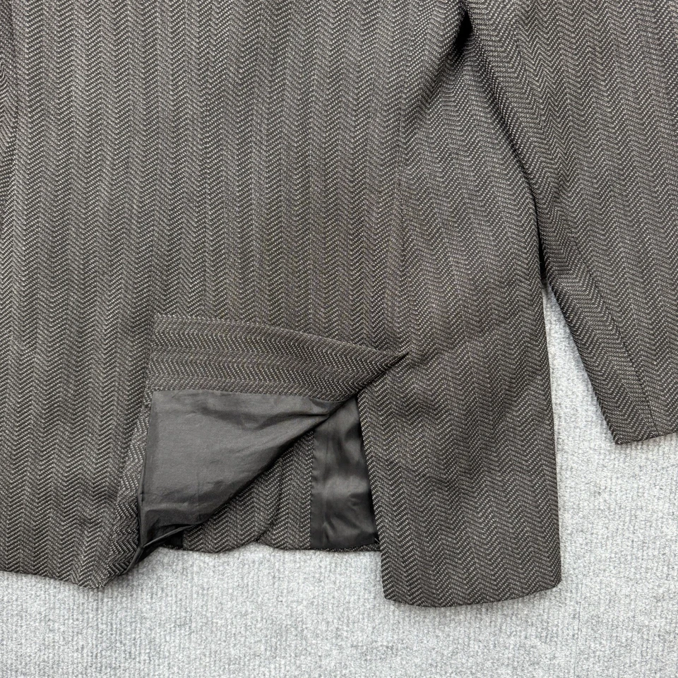 Maxi Falda Traje De Colección Jaeger 2 Piezas Lana Espiga Carrera Academia Retro Talla 6 Foto 4 de 4