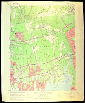 Brookhaven Map Bellport New York Medford Yaphank Gordan Heights Suffolk County