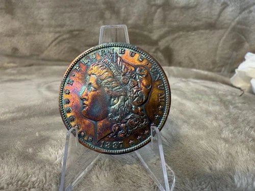 1887 O GEM BU MORGAN SILVER DOLLAR UNC PROOF LIKE MS RARE