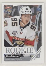 2018-19 Upper Deck Parkhurst Rookies Platinum 1/1 Henrik Borgstrom #377 0c3