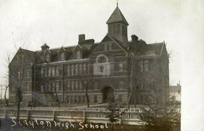 #ad Slayton Minnesota MN High School 1908 RPPC Photo Postcard COPY $4.95