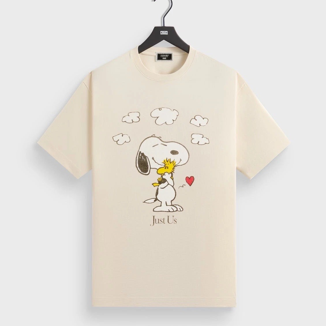 Kith for Peanuts Snoopy Just Us Tee in Sandrift T-Shirt