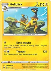 Heliolisk 064/192 Rebel Clash Uncommon