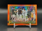 2025 Topps Series 1 Paul Skenes Orange Foil 18/25 Pirates Team Card