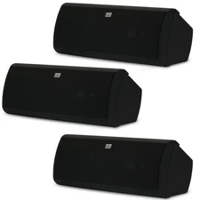 Acoustic Audio AA40CB Indoor 3 Way Speakers 1500W Black 3 Speaker Set AA40CB-3S
