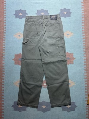 Vintage dockers carpenter pants pique micro corduroy workwear wide