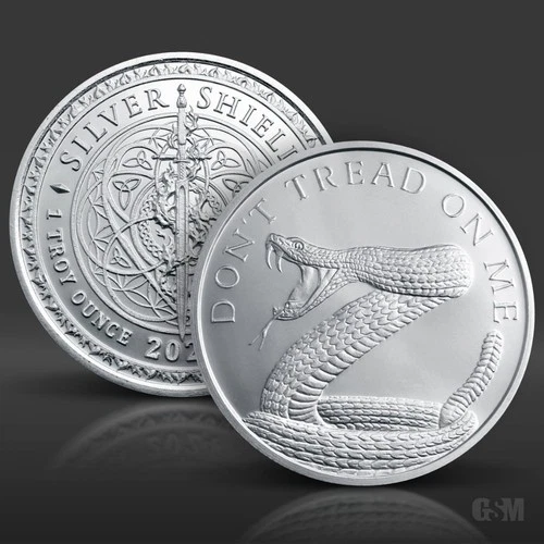 1 oz Don’t Tread On Me BU Silver Round 2026