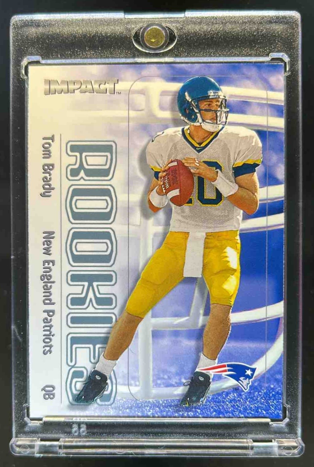 2000 Skybox Impact Tom Brady Rookie RC #27 Patriots