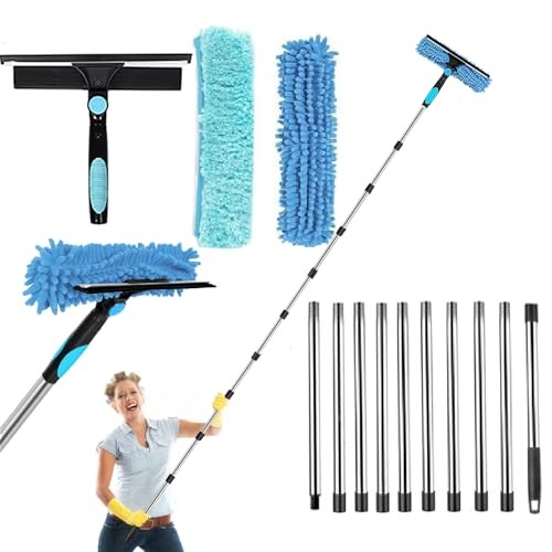 Bolizon 12.8FT(3.9m) Window Cleaning Equipment,Window  Assorted sizes 