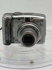 working Canon PowerShot A720 IS 8.0MP Digital Camera - Silver - FOR PARTS/REPAIR