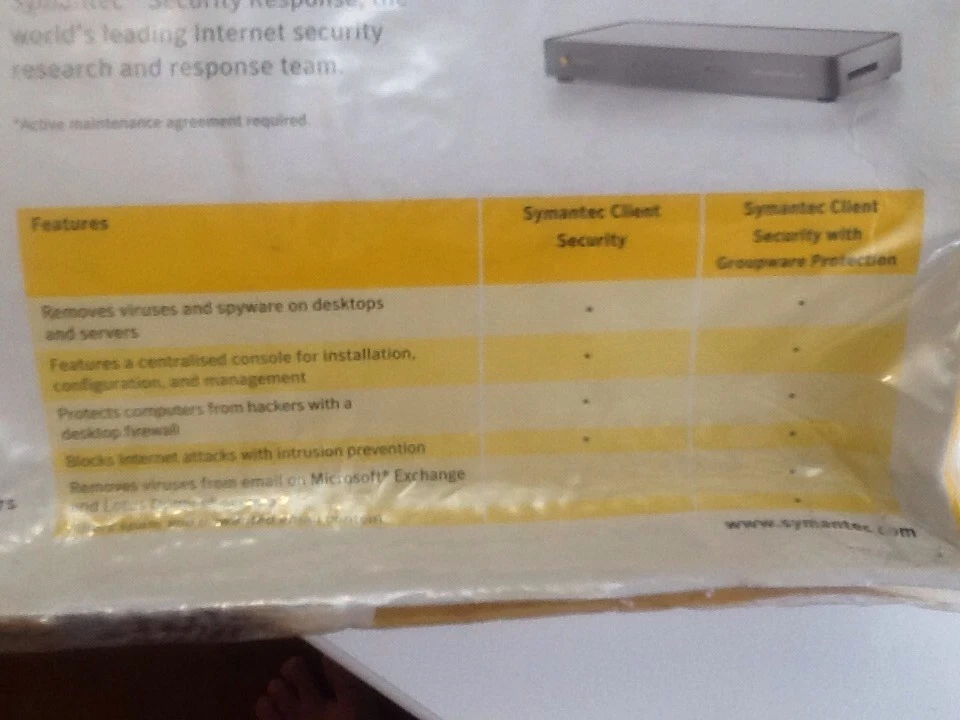Symantec client security 3.0 25 user business pack Retail Box Full - Image 3 of 4
