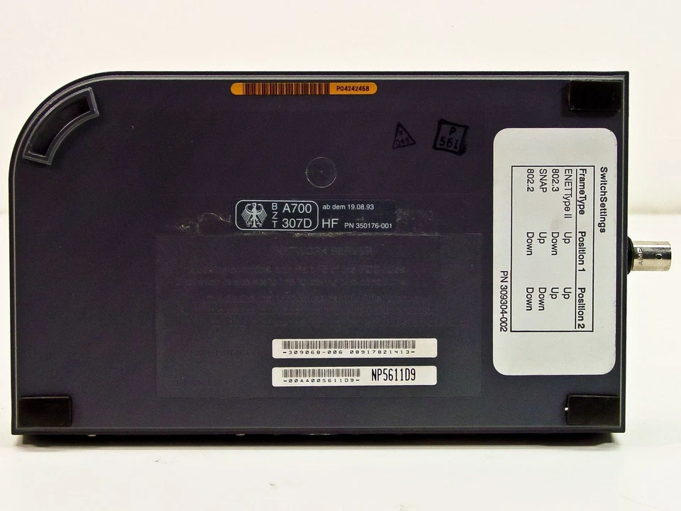 Intel NetportExpress XL Coax Print Server - No Power Supply 309304 - Image 3 of 4