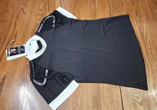 Cavalliera, New, Contessa, show shirt, black, Large lace