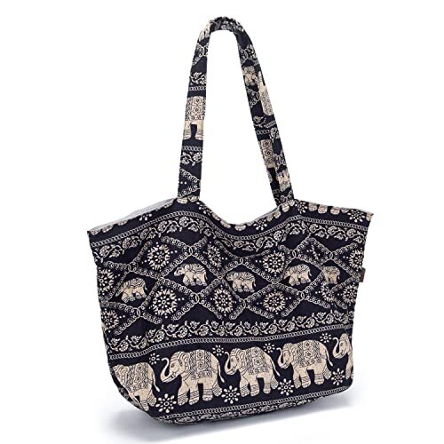 Women Hippie Tote Hand Bag Large Capacity Bohemian Bag Portable Tourist Shoulder - Picture 9 of 15
