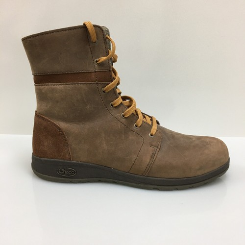 Chaco Natilly Boots 8 Womens Brown Leather Combat Lace Up Ankle Booties J150160
