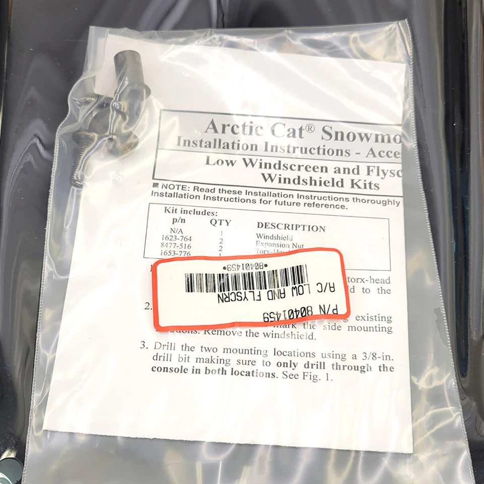 Arctic Cat * PARABRISAS VERDE 5639-792 * 2012-16 ZR XF M 6/8/9000 Foto 4 de 4