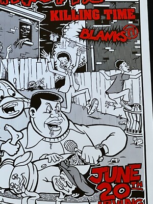 Misfits Fat Albert Cartoon Original Concert Poster Irving