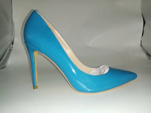 Sexy Damen-Stiletto-High-Heels spitz zulaufend Büro OL Arbeit eleganter Schuh Übergröße - Bild 36 von 50