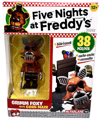 Five Nights at Freddy's Grimm Foxy Corn Maze 25202 FNAF 38 Pcs McFarlane  Set for sale online