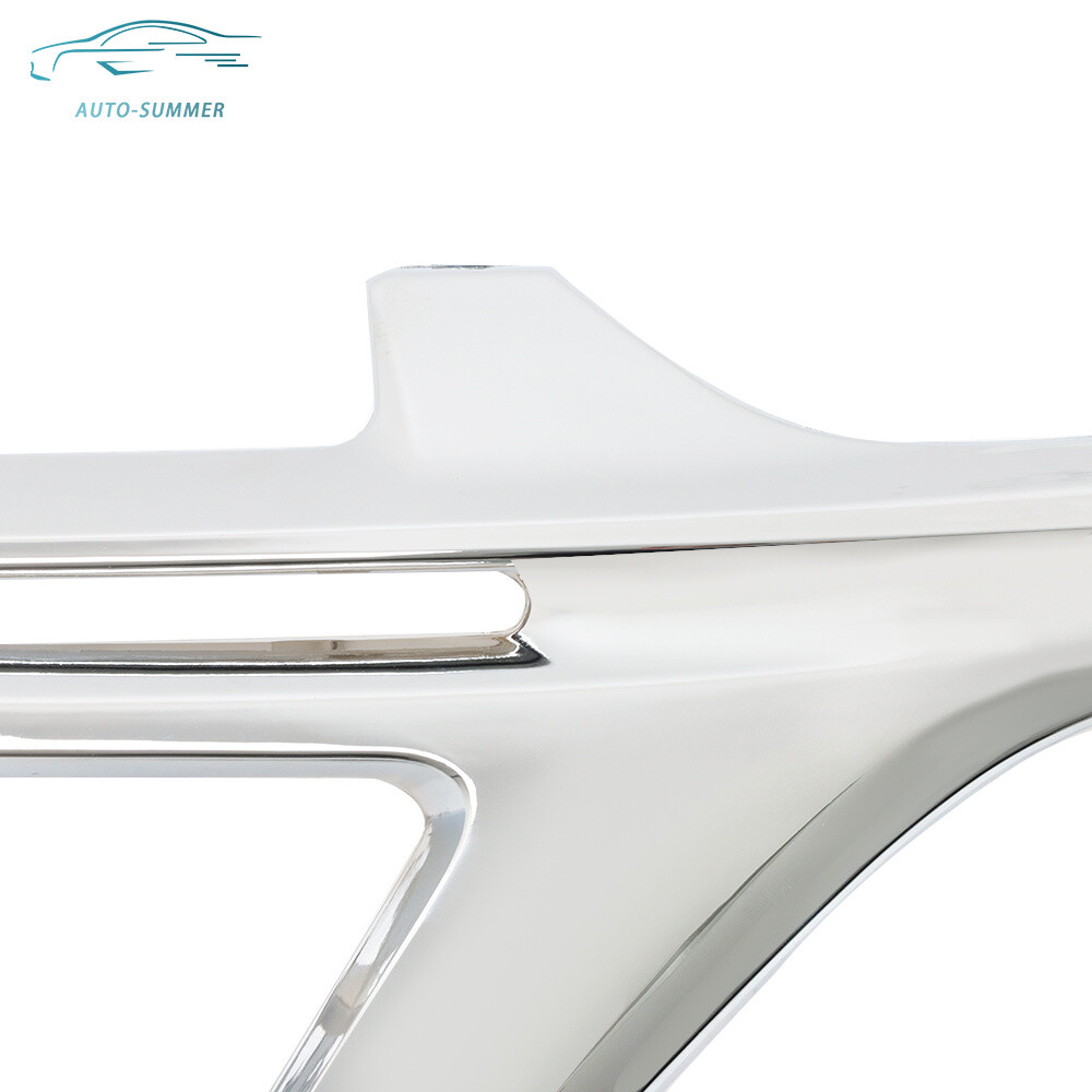 Front Grille Left+Right Chrome Molding Trim For 2022 2023 Chevy Equinox ...