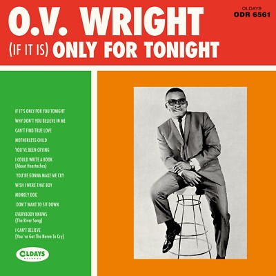 O.V. WRIGHT (If It Is) Only For Tonight [Paper Sleeve CD] | eBay