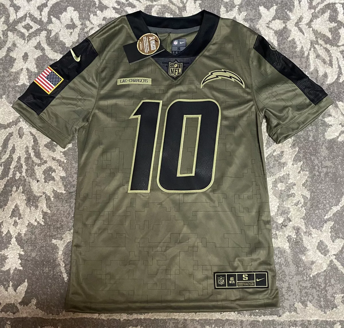 justin herbert chargers jersey