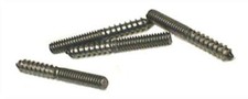 20 Pack 1/4-20 x 2" Hanger Bolts Zinc Finish 166427