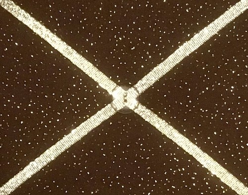 French Bulletin Board Photo Memo Board Brown w/ Gold Sparkles Print 8 x 10 inch - Picture 3 of 3