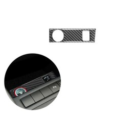 1pcs Carbon Fiber Sticker Cigarette Lighter Trim For Volkswagen Jetta 2011-14