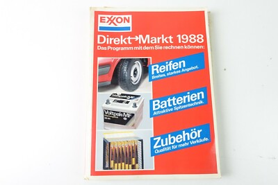 Exxon Direkt Mark 1988 Katalog Werbemittel Ausrüstung Großhandel X-573