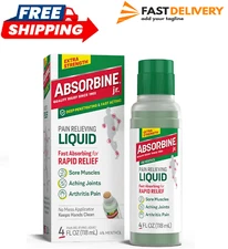 Absorbine Jr. Extra Strength Pain Relieving Liquid, Liquid Pain Reliever 4 Oz