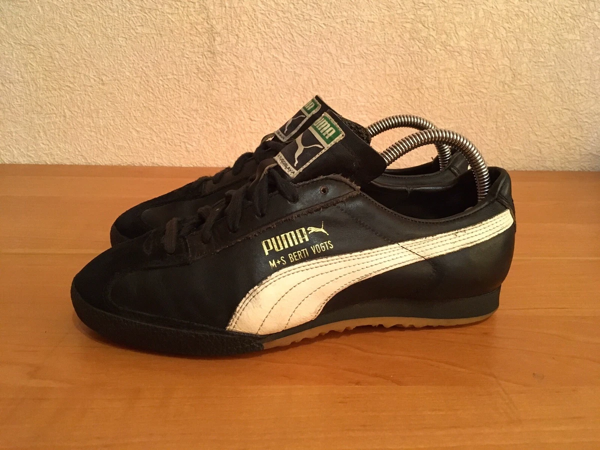 Vintage Puma M S BERTI VOGTS 1974 size 6.5 Leather Suede Made in