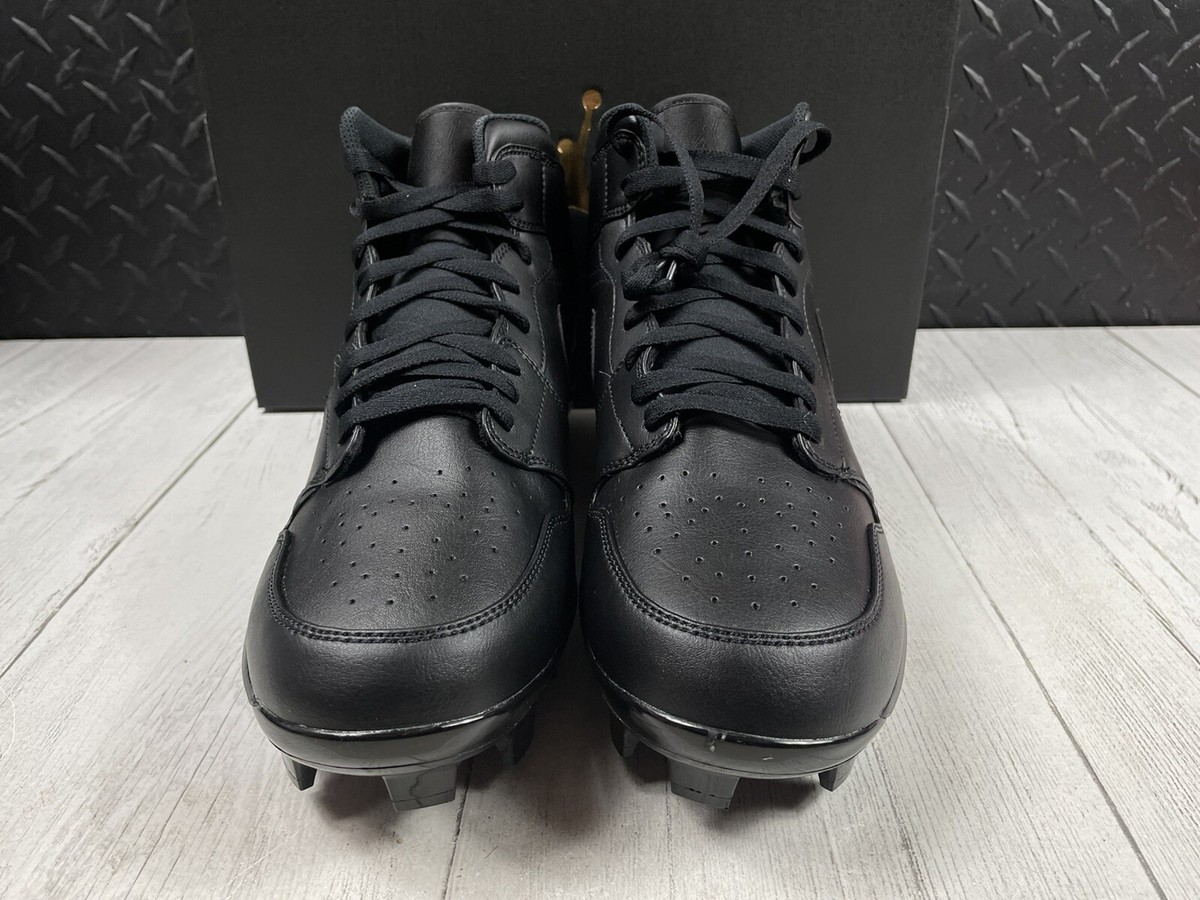 Air Jordan Men\'s Nike 1 Retro MCS Sneakers SC4 Triple Black AV5354-002 Size 10.5 Jordan 1 Retro MCS Triple Black | eBay main image 3
