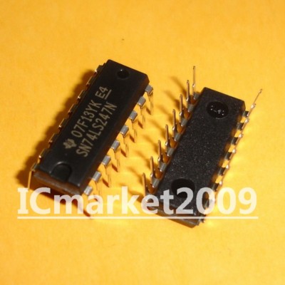 Produktbild von 5pcs SN74LS247N DIP-16 HD74LS247P DIP16 74LS247 DIP SN74LS247 #T2