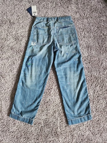Ralph Lauren Polo Distressed Paint Splatter Jeans Size 8 NWT - Picture 3 of 4
